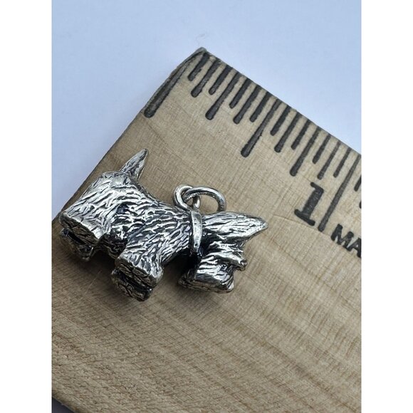 Vintage Danecraft Sterling Silver 925 Scottie Dog Scottish Terrier Charm - Picture 8 of 9